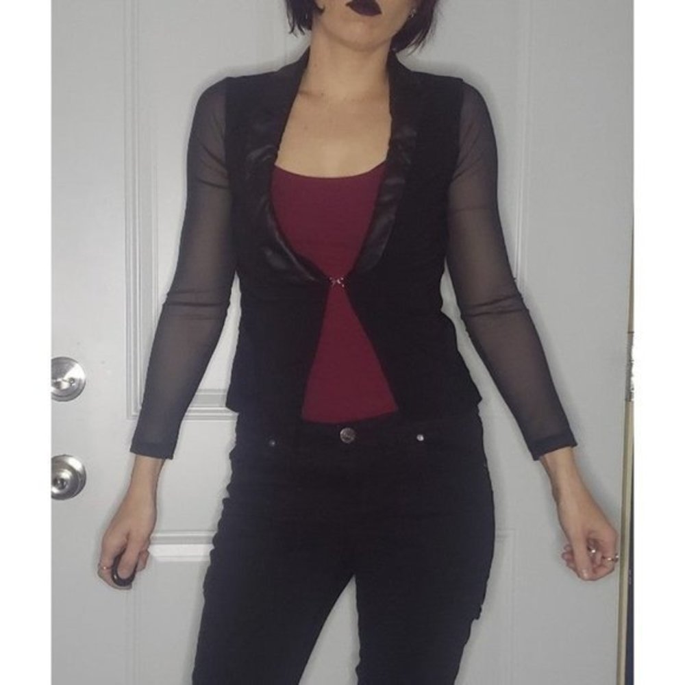 Balera‎ Dancewear Mesh Sleeve Blazer